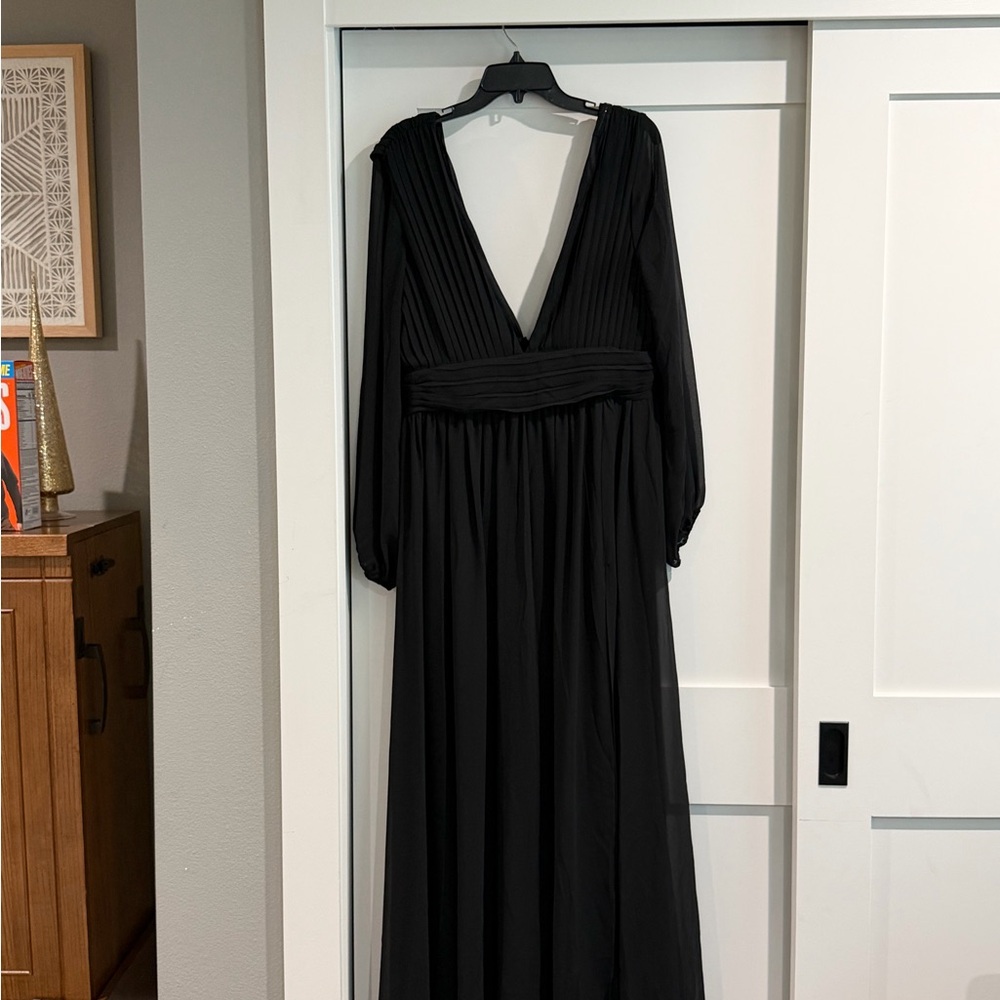 Love By Design Black Long Sleeve Dress